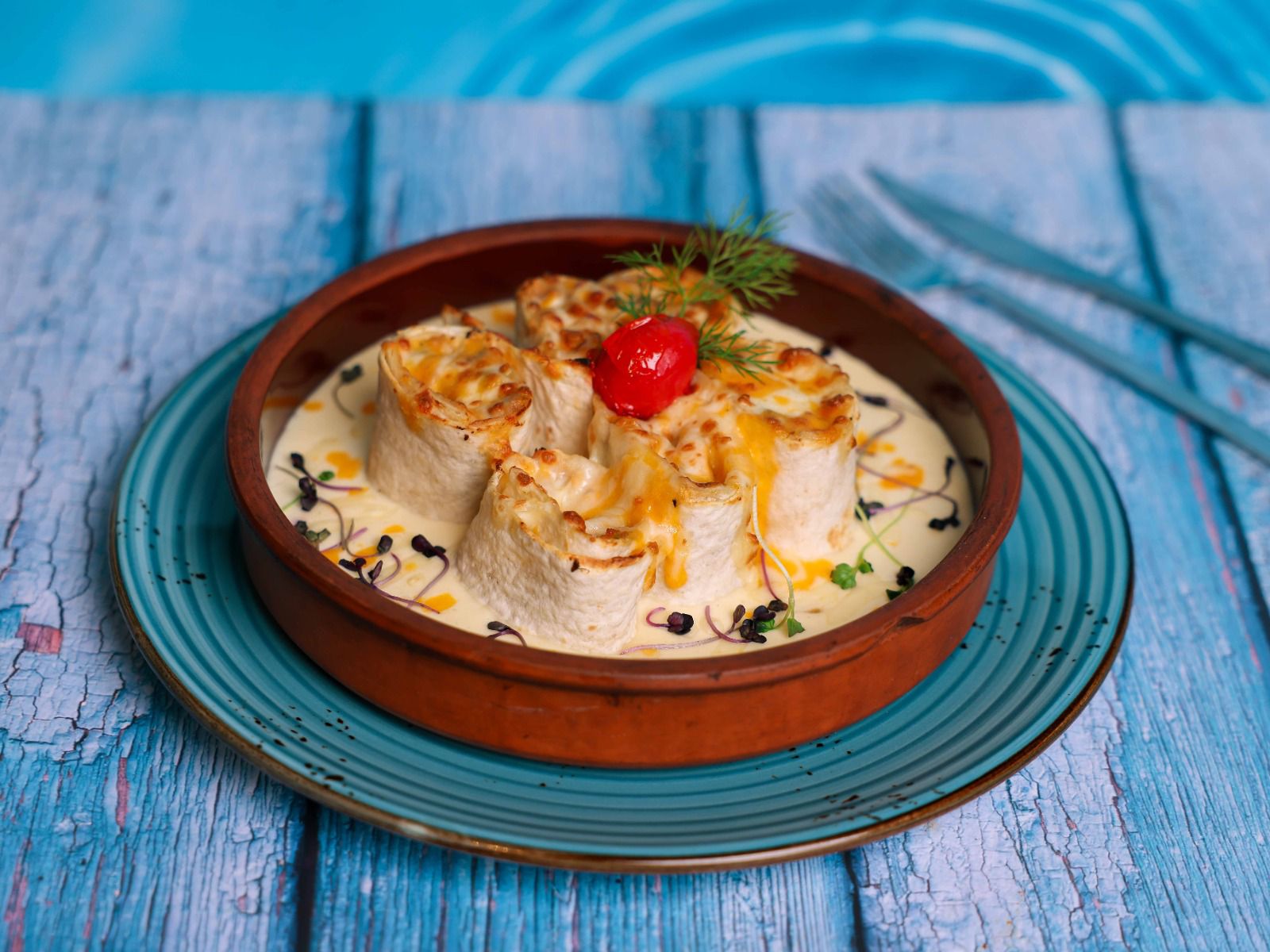 لفافات دجاج